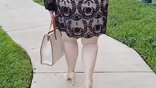 Stranger gave me a ride home and filled up my pussy with his cum