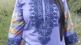 British indian slut cheats on husband fucked in tent by black cock outside