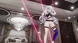 Cute Teen Dancing + Gradual undressing (3D HENTAI)
