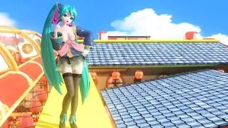 Hatsune Miku - Cute Dance (Boobs Physics) (3D HENTAI)