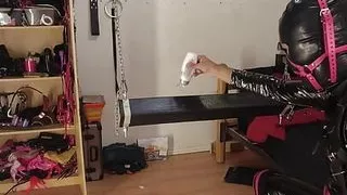 Sissys Wooden Pony Ballet Boot Torment