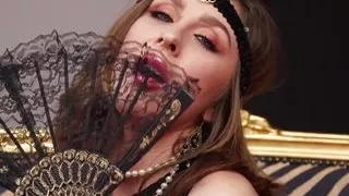 Busty PAWG Masturbates in Vintage Stockings Theme