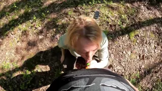 Got Hungry While Hiking, So I Decided To Drink His Cum