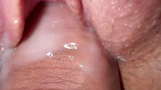 I fucked my horny roommate, tight creamy pussy and close up cumshot