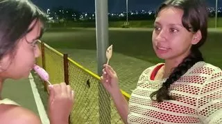 I Fuck My Girlfriend After I Invite Her To Go For A Walk And My Ex Sells Ice Cream And We Almost Make A Threesome