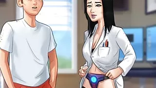 Summertime Saga #60 - Pervert Guy Controls Her Toy and Gives Her Several Orgasms