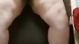 Stupid fat pig doing her master's request