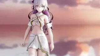 Sexy Teen - Smooth Dance In White Stockings (3D HENTAI)