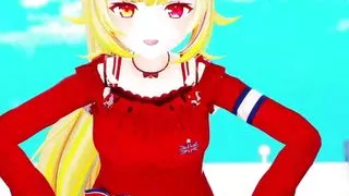 Cute Teen Dancing With Vibrator + Gradual undressing (3D HENTAI)