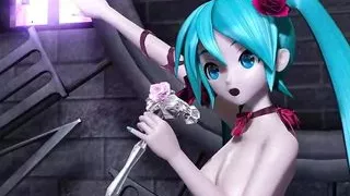 Hatsune Miku - Cute Nude Dance (3D HENTAI)