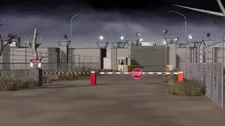 Super BDSM. Big black cock for sexy punk girl in cuffs in the prison