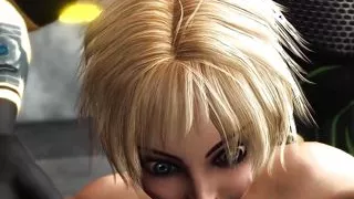 Alien sex! A hot super blonde gets fucked by Anubis on the exoplanet