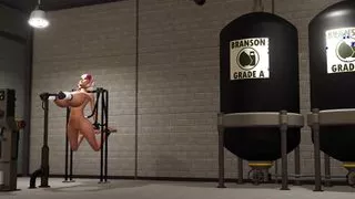 Black guy plays with a super hot college girl in cuffs in prison