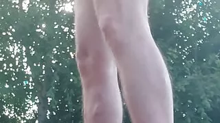 Mastrubation outside