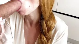 Seduced and Fucked Busty Teacher right at my Home - Russian Amateur with Dialogue