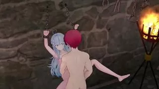 Fucked Elf Slave in the Dungeon