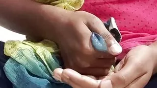 Gunjan in dress masterbation