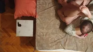 Man fuck his slave girl anal destroy with dildo