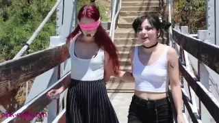 Hottie Goth Btch Sells Her Cute Little Friend Into Sx Slvry