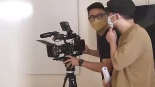 Big breasted big ass female journalist having sex with her boss