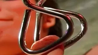 Psycho super sadist Master Hector punishes the nipples of his slave girl Conny extrem.