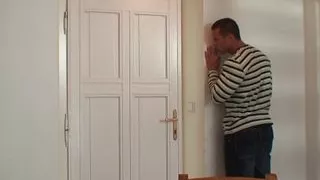 Busty mom in law seduced him by masturbating