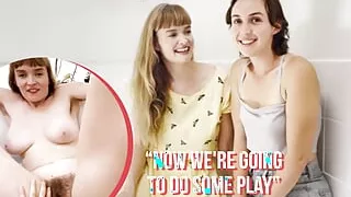 Ersties - Hot Lesbian Fingering in the Tub