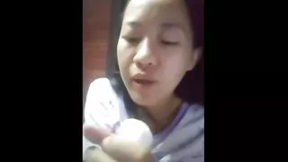 Asian girl make up funny