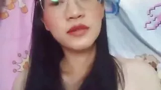 Super cute Asian girl solo