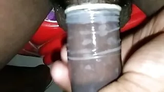 Mid Night Horny Gay Big Cock Condom Masturbation At Home Privately Part 05