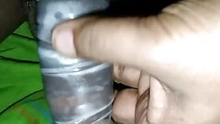 Desi Hot Man Big Dick Masturbation And Cum in Condom