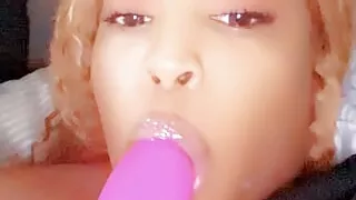 Squirting while fucking myself