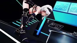 Huge Tits Girl Showing Her Ass - Dance