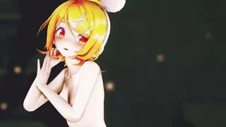 Rin Dancing + Gradual Undressing (3D HENTAI)