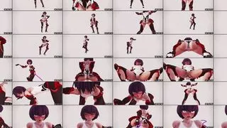 Warrior Girl With Huge Ass Dancing + Sex & Squirt