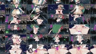 Thick School Girl With Huge Tits Dancing + Fast Dildo Fucking (3D HENTAI)