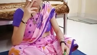 Uncle and aunty free fire romantic video her puusy,hot boobs drink white wine and cigarette