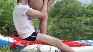 Brunette Gives Guy to Lick Her Ass, Sucks Cock and Fucks Cancer in Nature - Real Outdoor Sex