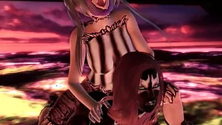 Double Futa on Girl (Part 2) Animation