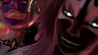 Double futa on girl (part 3) animation