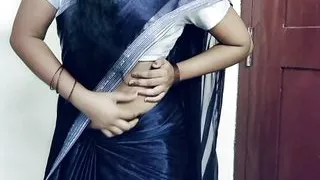 Telugu Couple hot wife Giving foot job