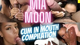 HE CUMS LIKE A HORSE - Mia Moon Official Cumshot Compilation - Nonstop Nutting
