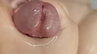 Female POV Gorgeous girlfriend gives slow and sensual cock massage . Closeup Edging Handjob