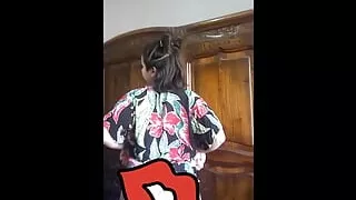 FREE - Hot latina shows ass and tits emilysone22