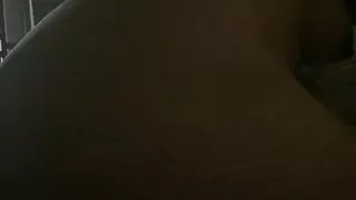 Big ass girl riding my cock until her orgasm