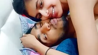 Indian Cute Girl Fucking in Hotel room by her boyfriend Lip Kissing and Licking Pussy.