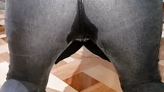 This Bitch Drinks The Pee And Also Pees In Doggy Style