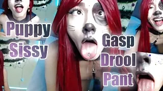 CV I'm your little puppy drool gasp pant