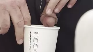 Pissing in my coffee cup