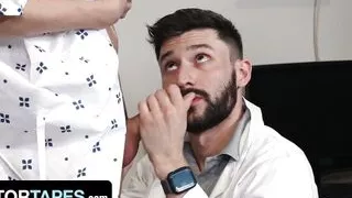 The Creepy Doctor Extract Semen From The Cutest Boy On Campus For Scientific Purposes - DoctorTapes